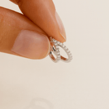 14kt Diamond Huggie Earrings · ..08ctZPL - Fine LineEARRINGS
