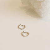 14kt Diamond Huggie Earrings · ..08ctZPL - Fine LineEARRINGS