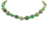 Green Agate Knotted Necklace