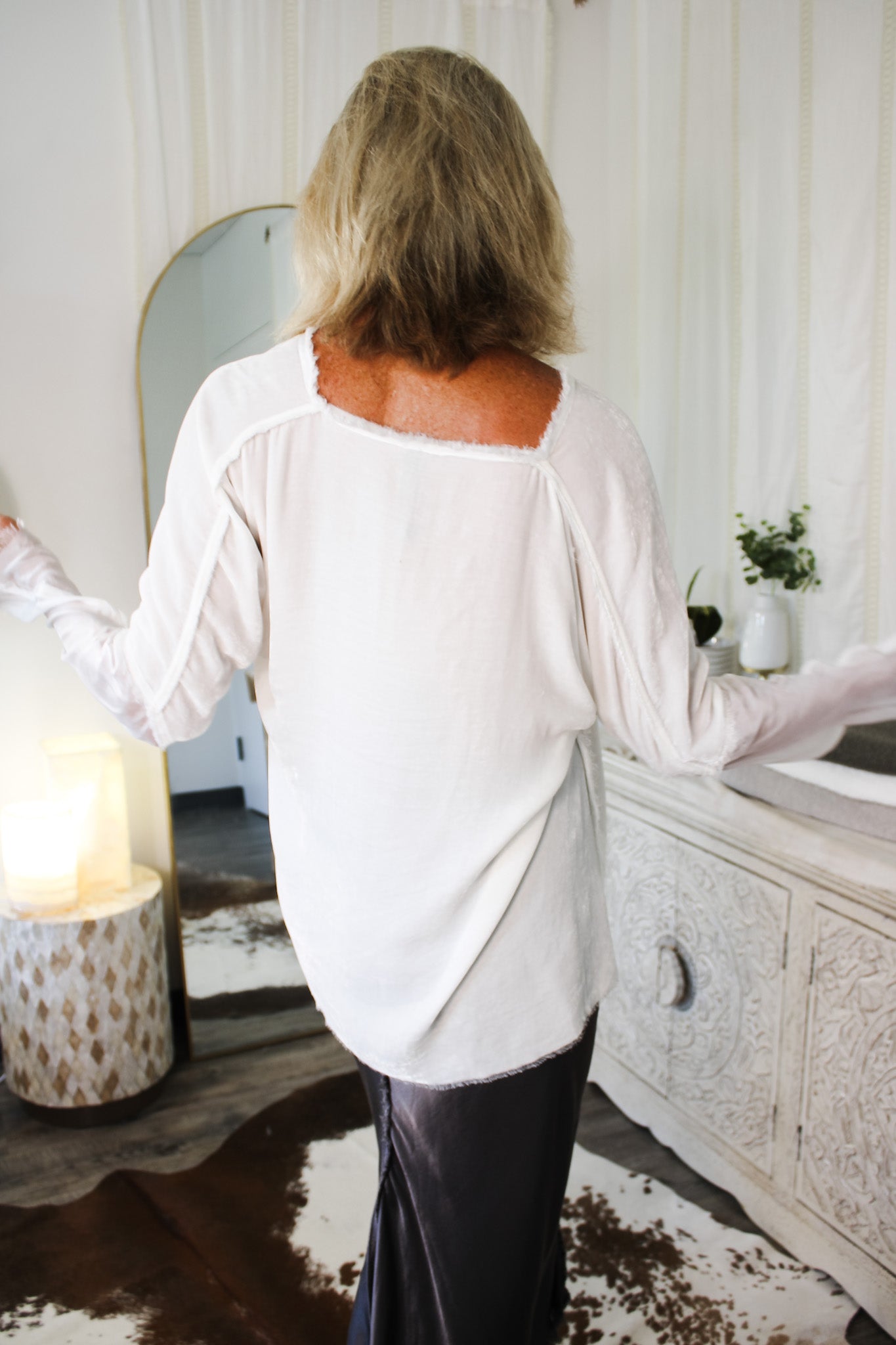 Glen Blouse - Off White