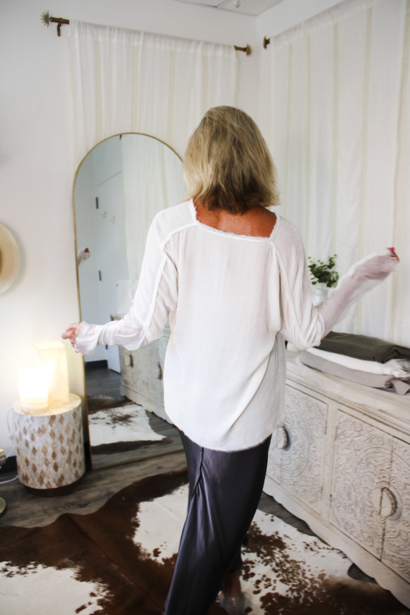 Glen Blouse - Off White