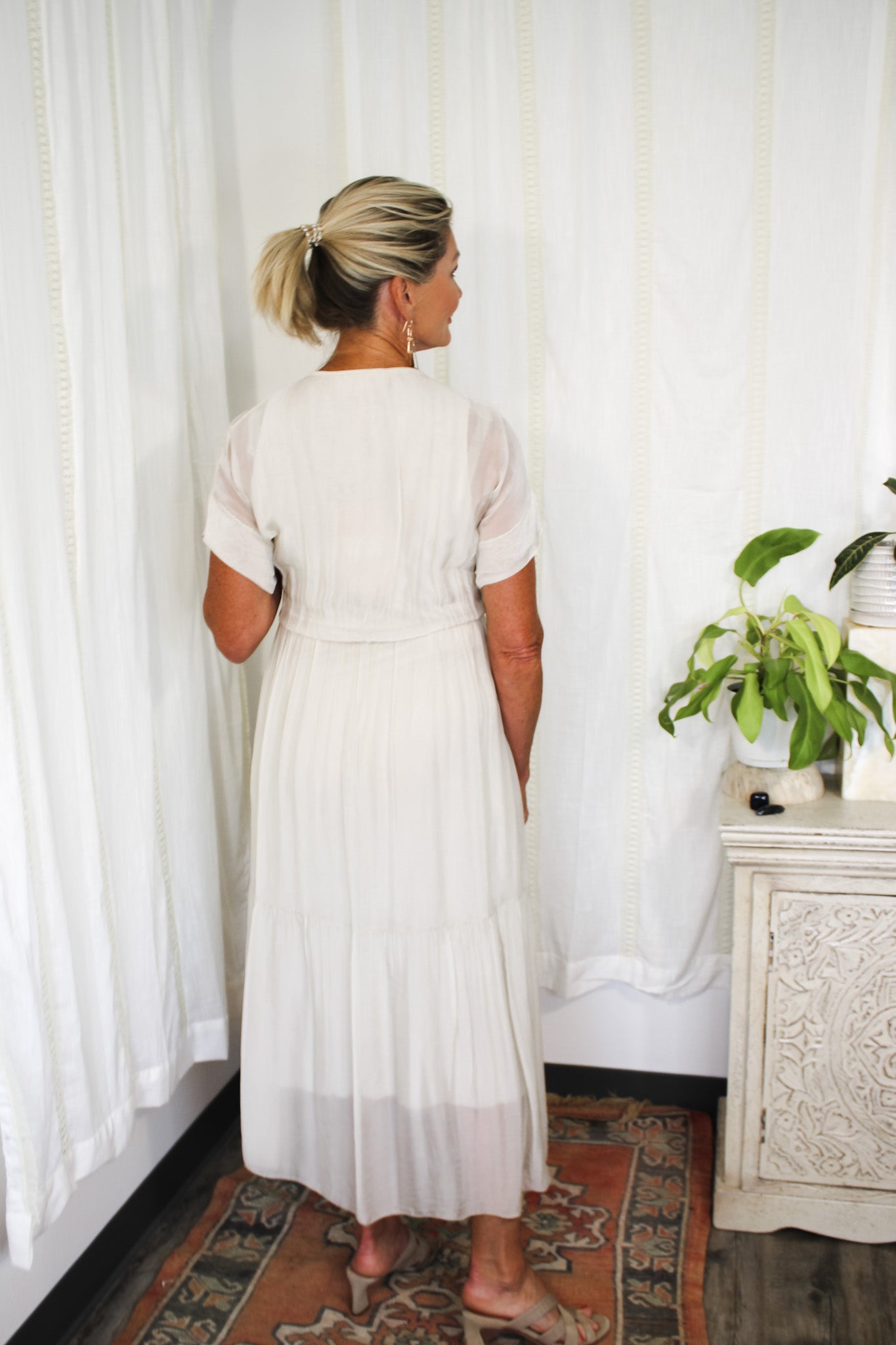 Aruba Dress- Beige