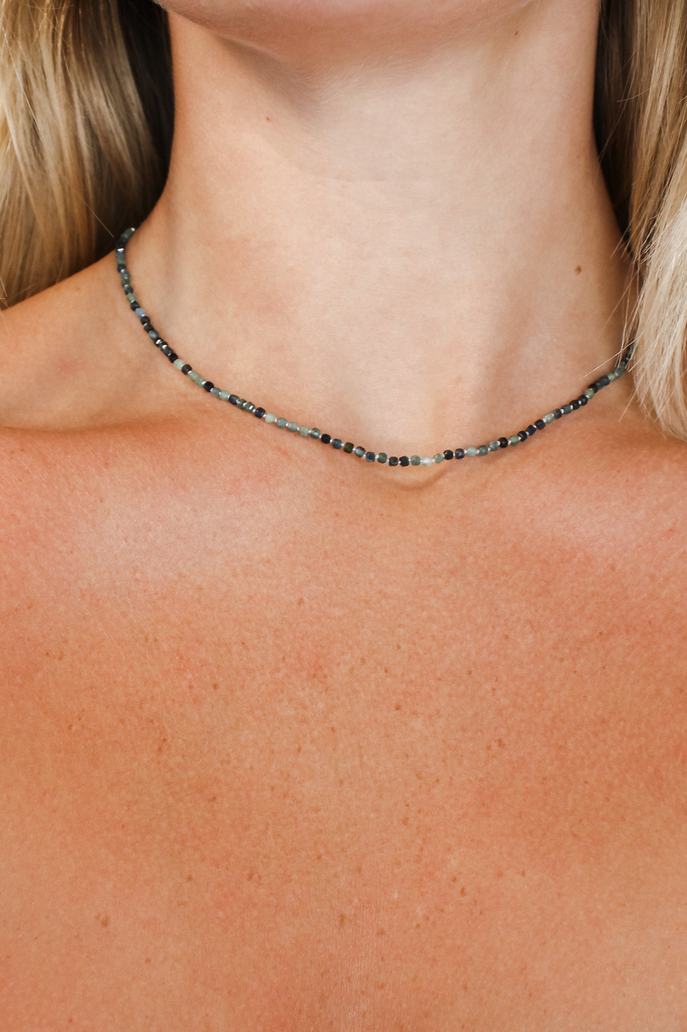 Hand-Knotted Blue Tourmaline Necklace