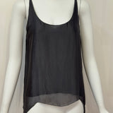 Spaghetti Strap Silk Top: One Size