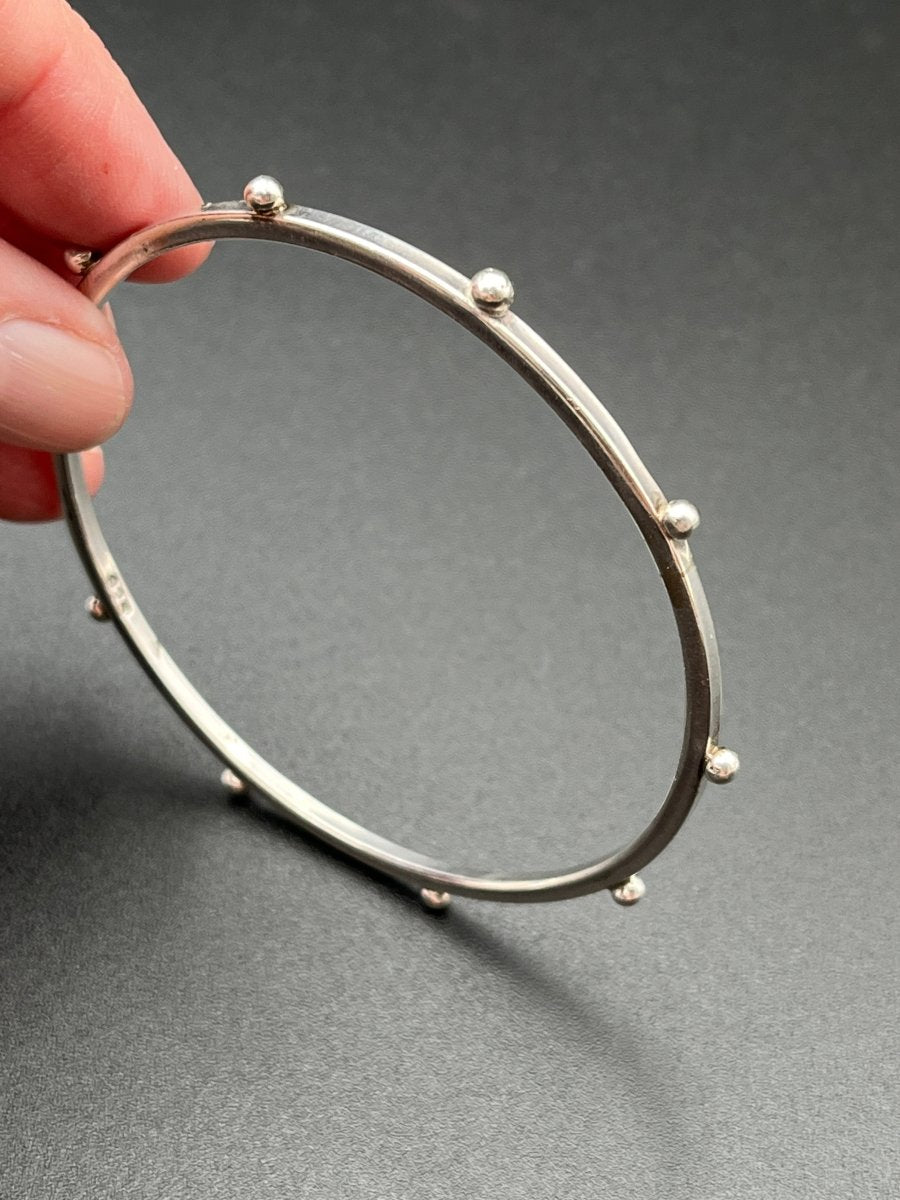 Bangle of Bright Silver - 2.5” diameterBORABRACELET