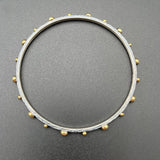 Bangle with Blue Quartz - 3” diameterBORABRACELET