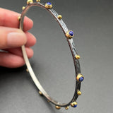 Bangle with Lapis - 3” diameterBORABRACELET