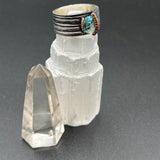 Blue Topaz on Oxidized SilverBORARINGS