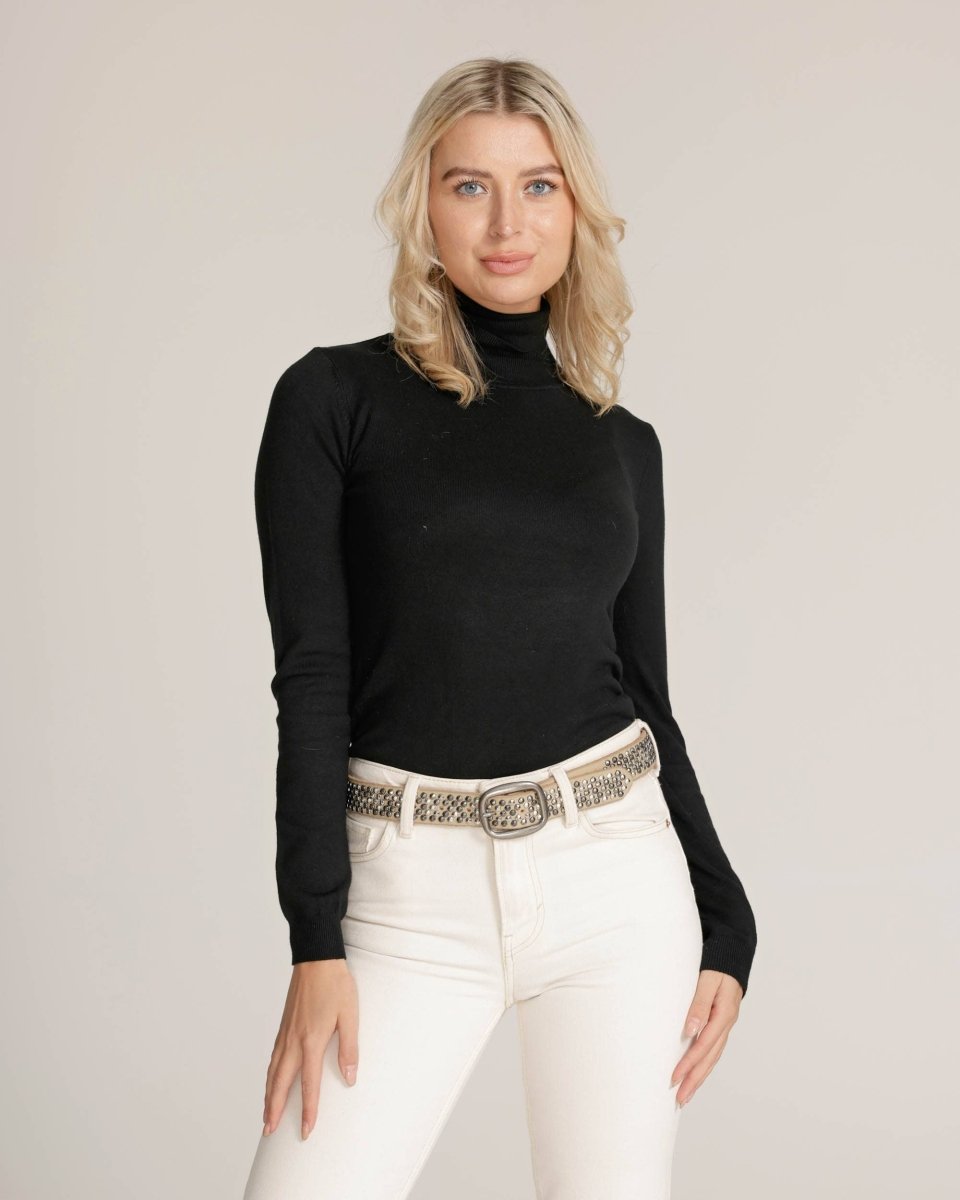 Britta | Vintage Silver Buckle Studded Leather Belt Women: CremeAmsterdam Heritage Leather Belts, Bags, Jackets & Apparelbelt