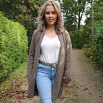 Britta | Vintage Silver Buckle Studded Leather Belt Women: CremeAmsterdam Heritage Leather Belts, Bags, Jackets & Apparelbelt