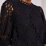 Daisy Guipure Lace Top: BlackCHOKLATE PARISTOPS
