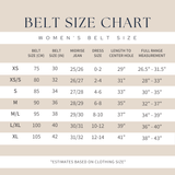 Daya | Studded Leather Belt Women - Embellished Belt: CognacAmsterdam Heritage Leather Belts, Bags, Jackets & Apparelbelt