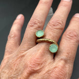 Double Chalcedony RingBORARINGS