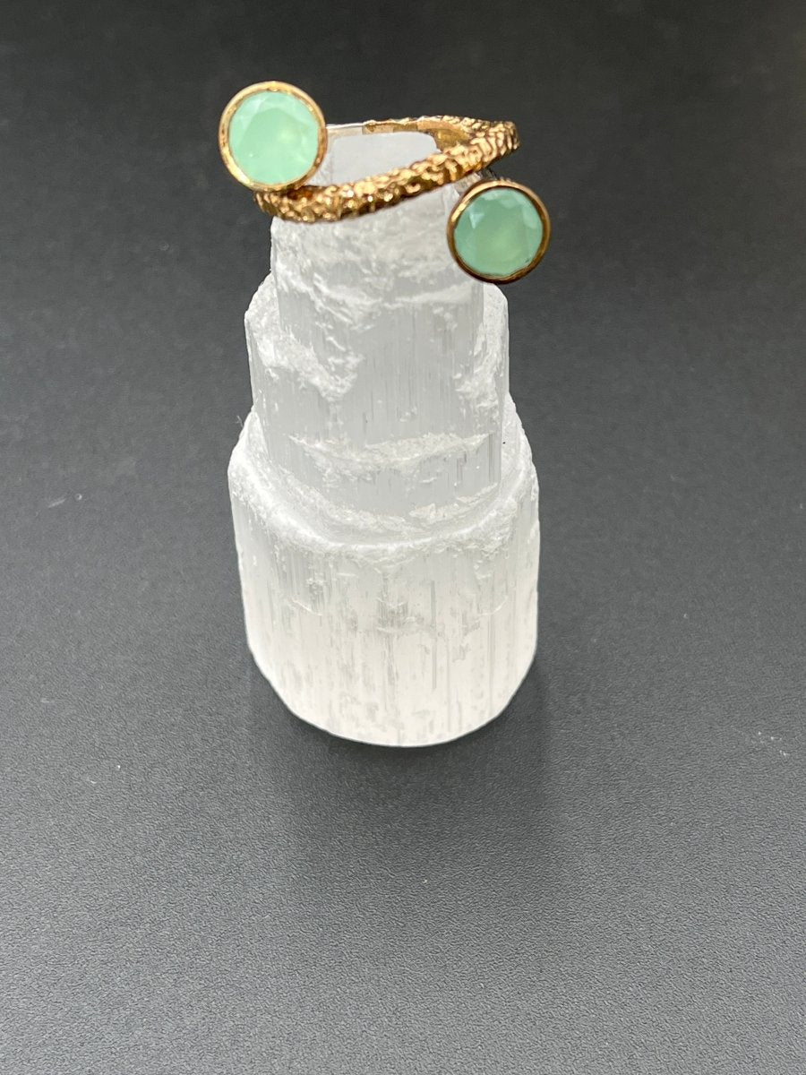 Double Chalcedony RingBORARINGS