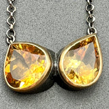 Double Citrine NecklaceBORANECKLACES