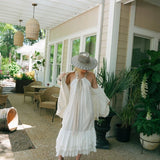 Dreamy Cotton - Silk Swan Dress - EcruAmano by Lorena LaingDRESS