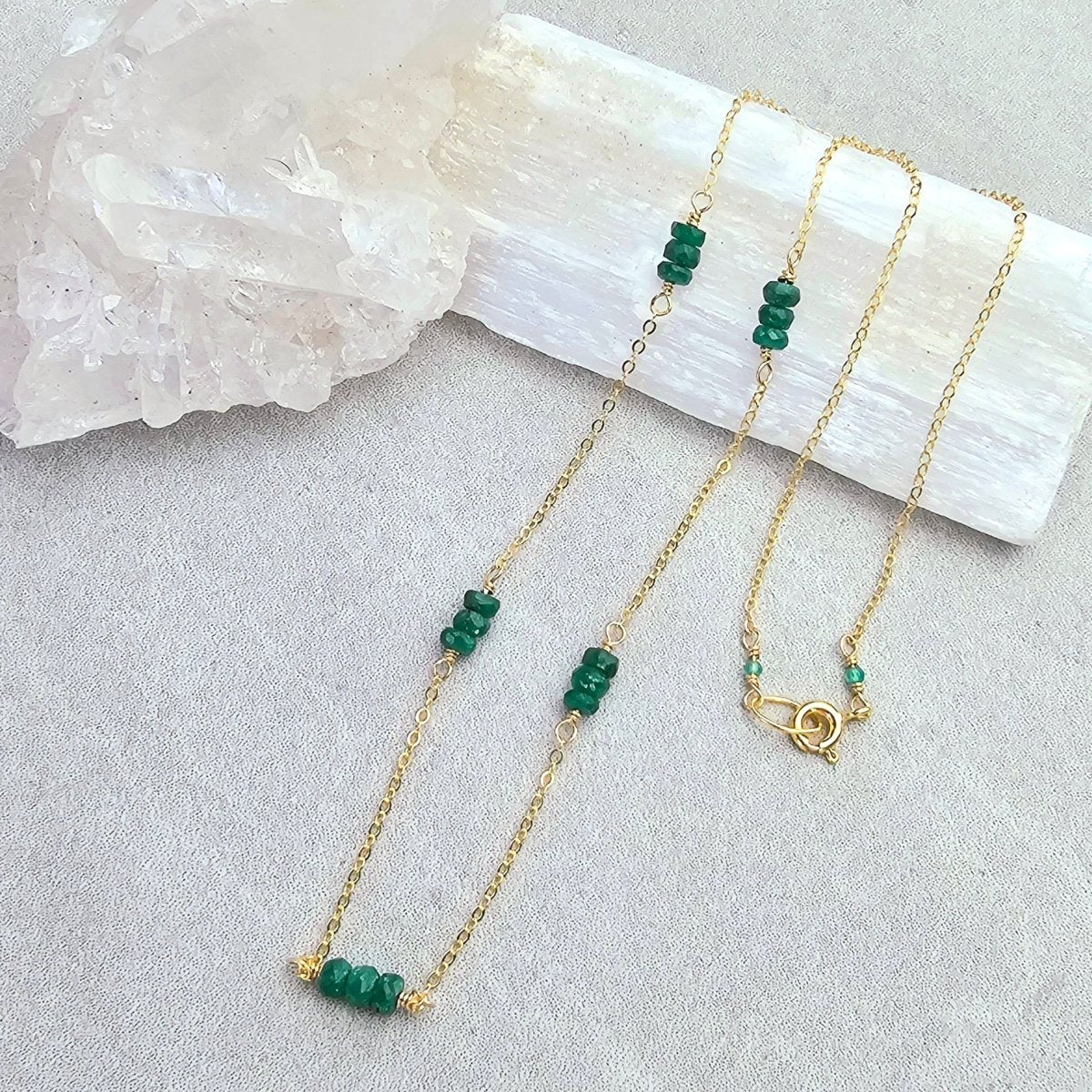 Emerald Necklace #8062James & JezebelleNecklace