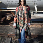 Emmett Mid - Calf Plaid Trench CoatDupatta Designsjacket