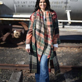 Emmett Mid - Calf Plaid Trench CoatDupatta Designsjacket