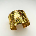 Golden Mosaic Cuff Bracelet – Handcrafted in ItalyL'EightBRACELET