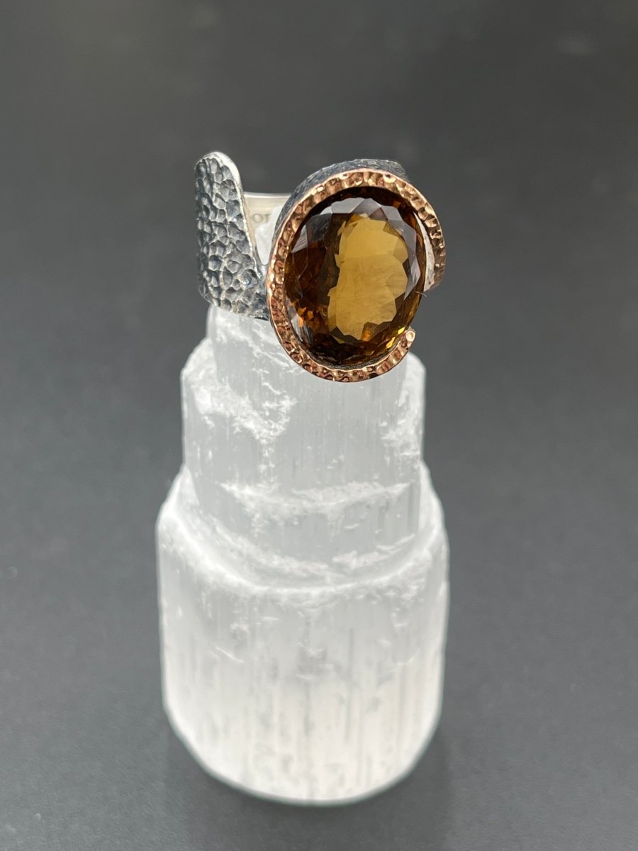 Golden Smoky Quartz RingBORARINGS