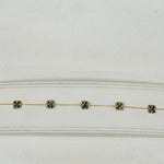 Granite, Pyrite, & White Natural Zircon Bracelet 4444 - B - granite - GMichelle PresslerBRACELET