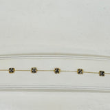 Granite, Pyrite, & White Natural Zircon Bracelet 4444 - B - granite - GMichelle PresslerBRACELET