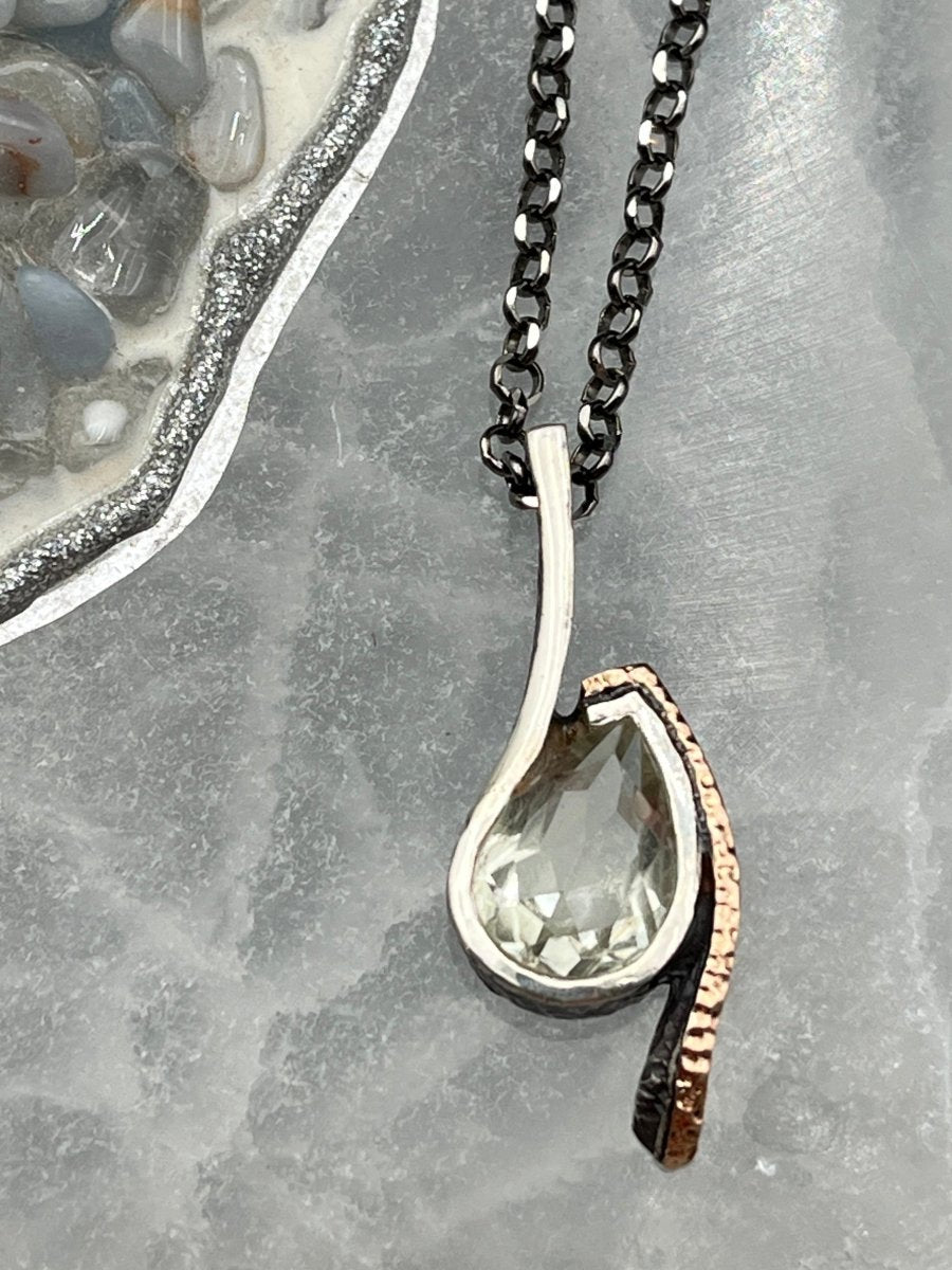 Green Amethyst NecklaceBORANECKLACES