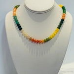 Green, Orange, Yellow Mixed Opals on Short NecklaceBeth ZinkNECKLACES