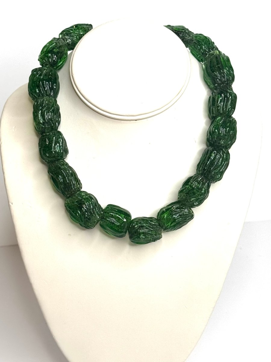Green Vaseline Glass BeadsRobin JacksonNECKLACES