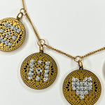 Hand - Embroidered Charm Necklace – Two ColorwaysL'EightNECKLACES