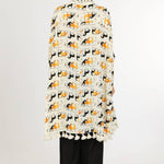 Horse Print Hi - Low Tasseled Hem Button - Up TunicBeulah StyleTOPS