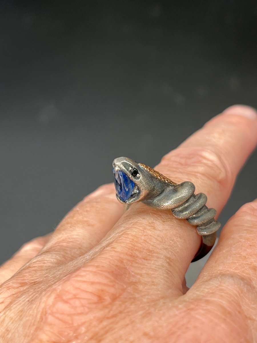 Kyanite Snake RingBORARINGS