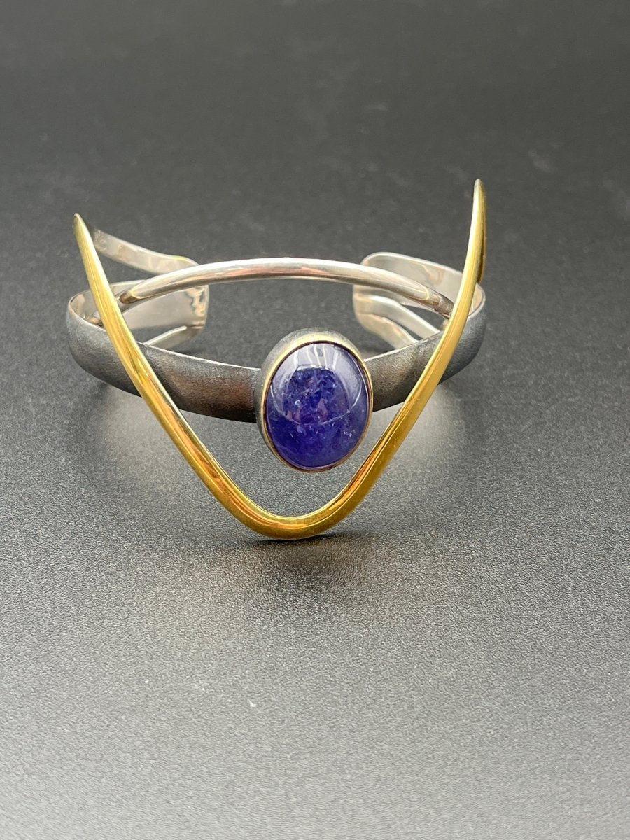 Lapis Cuff Bracelet - Channel Your Inner WonderwomanBORABRACELET