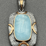 Large Aquamarine NecklaceBORANECKLACES