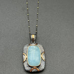 Large Aquamarine NecklaceBORANECKLACES