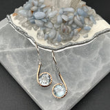 Light Blue Quartz Earrings - 1.5” longBORAEARRINGS
