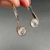 Light Blue Quartz Earrings - 1.5” longBORAEARRINGS