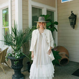 Linen Herringbone Jacket - Natural LinenAmano by Lorena LaingOUTERWEAR