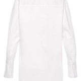 Long Sleeve Button Down Blouse: WhiteLascanaTOPS