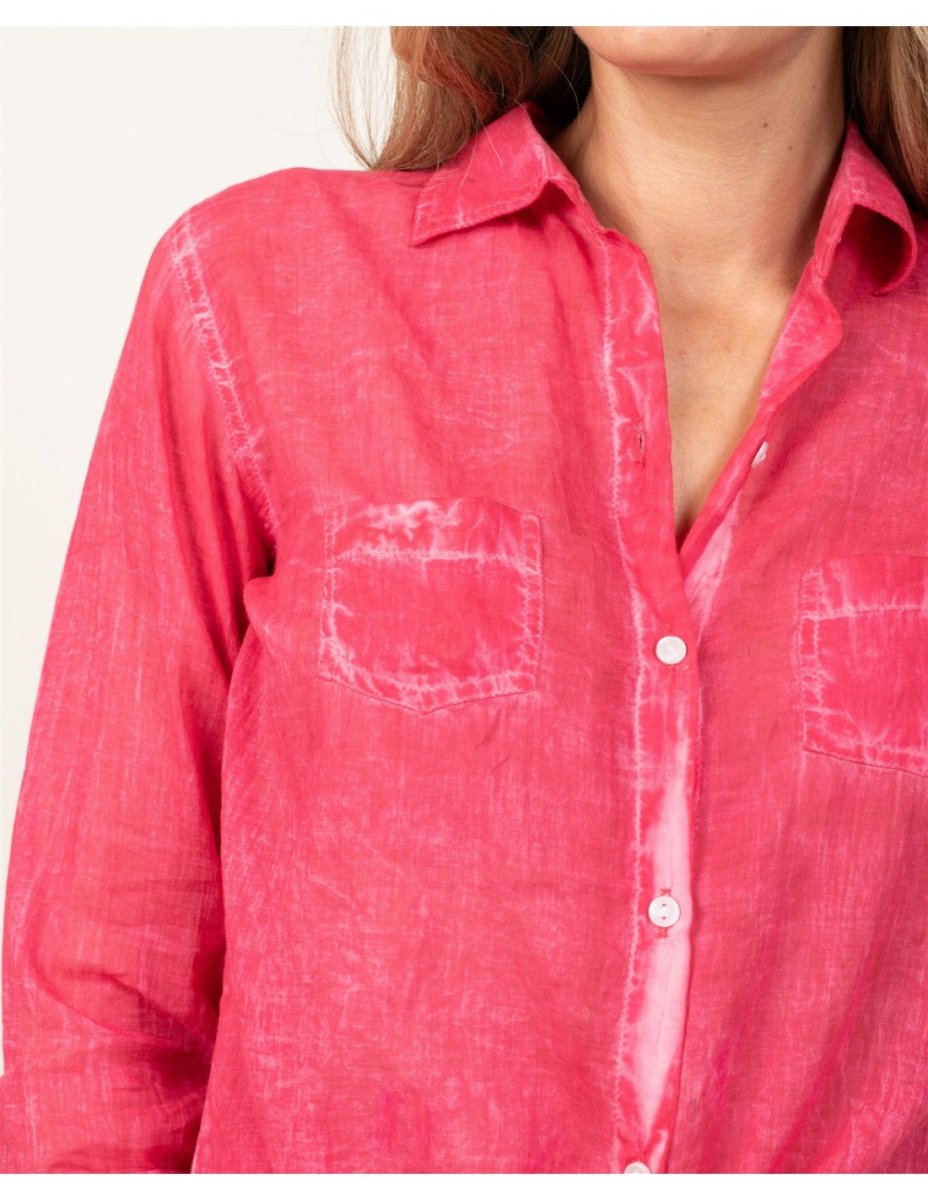 Loose fittng washed shirt “Rouge Lollipop”Terre RougeTOPS