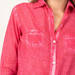 Loose fittng washed shirt “Rouge Lollipop”Terre RougeTOPS