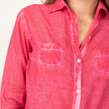 Loose fittng washed shirt “Rouge Lollipop”Terre RougeTOPS