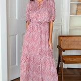 Lucy Dress Currant MedallionEmerson FryDRESS