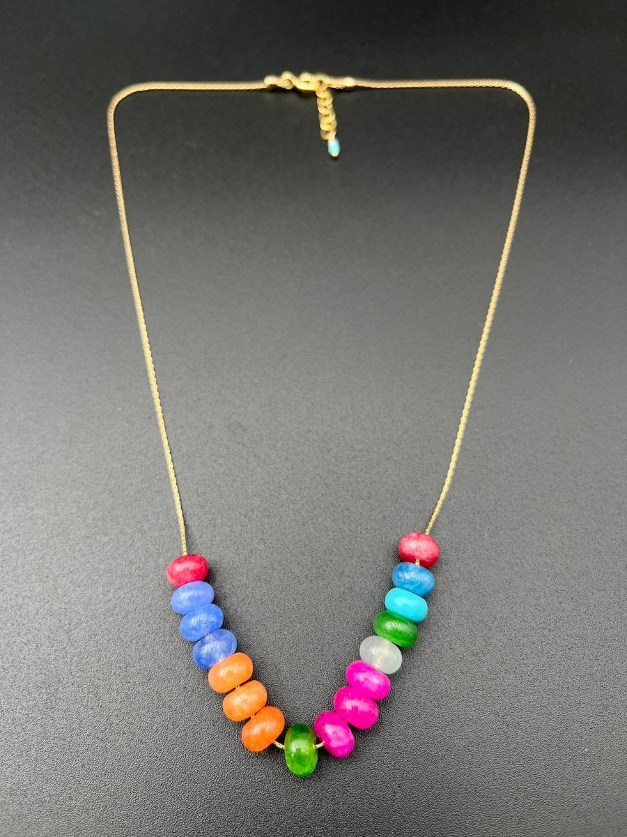 Mixed Opals And Gemstones Short NecklaceBeth ZinkNECKLACES