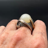 Moonstone Globe Statement RingBORARINGS