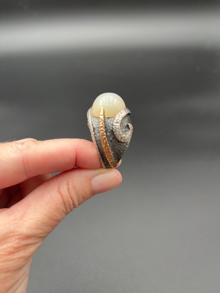 Moonstone Globe Statement RingBORARINGS