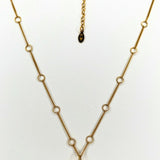 Mosaic Heart Pendant Necklace – Hand - EmbroideredL'EightNECKLACES