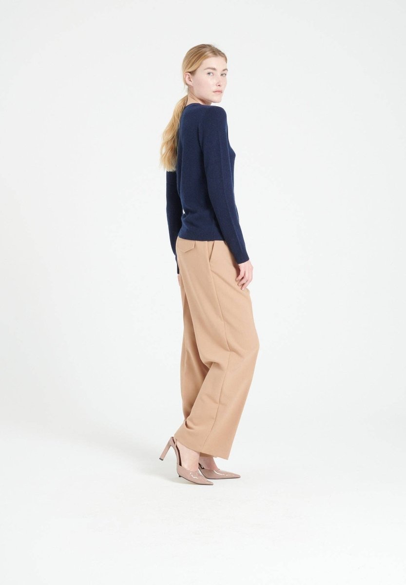 Navy Cashmere CardiganSTUDIO CASHMERE8SWEATER