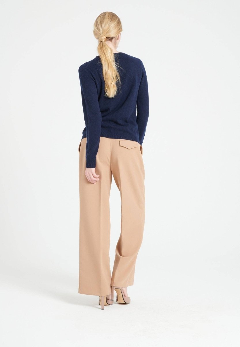 Navy Cashmere CardiganSTUDIO CASHMERE8SWEATER